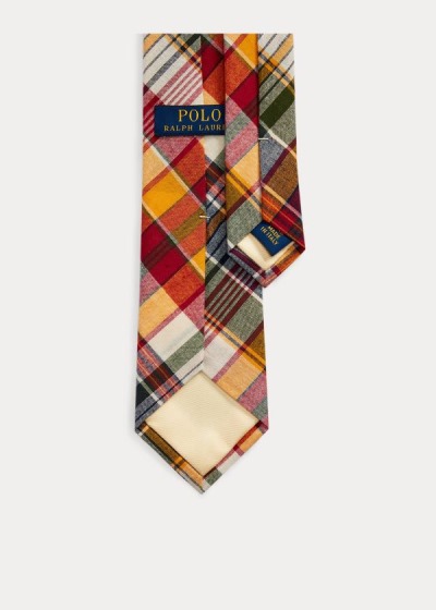 Polo Ralph Lauren Madras Narrow Slips Herre Danmark (TKSRO2685)